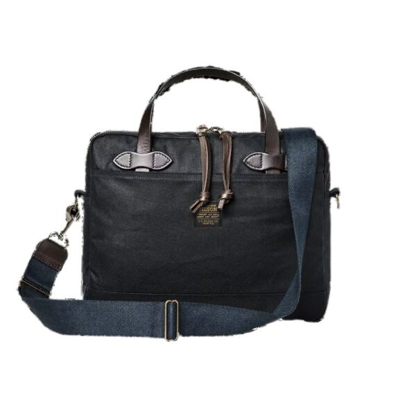 Filson Tin Cloth Compact Briefcase Navy