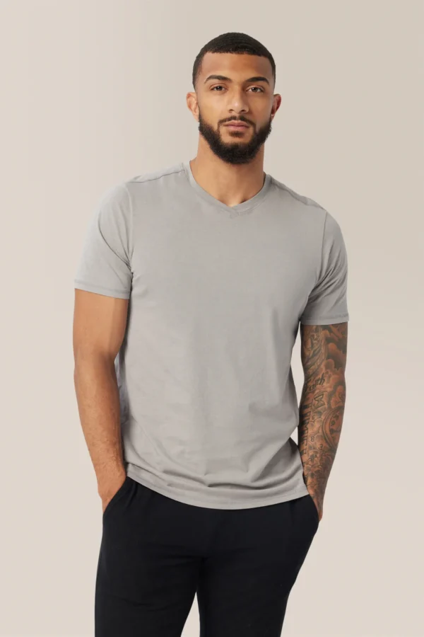 Good Man Brand Premium Jersey Hi Vee Tee Frost Grey