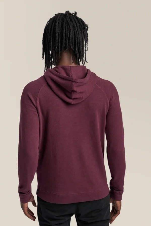 Goodman Natural Marl Hoodie Wine Men Clothing Stores