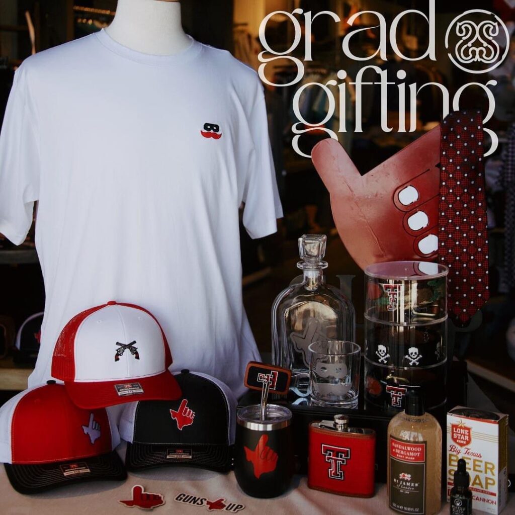 Texas Tech Grad Gifts for Men are In Style at Signature Stag Lubbock Texas