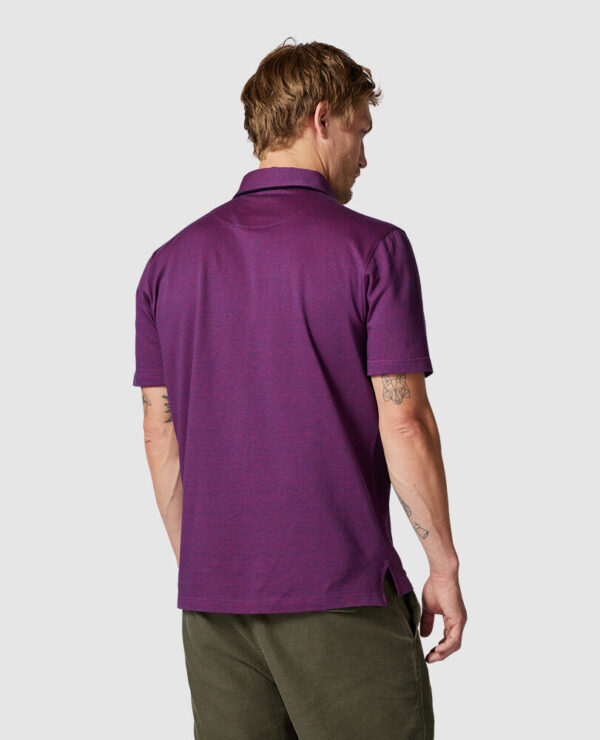 Kelson Short Sleeve Polo Magenta for Men