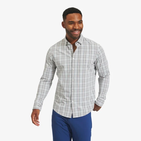 Mizzen Main Leeward Gray Pink Large Plaid Classic