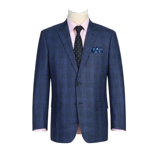 Renoir Classic Vented Blazer Blue