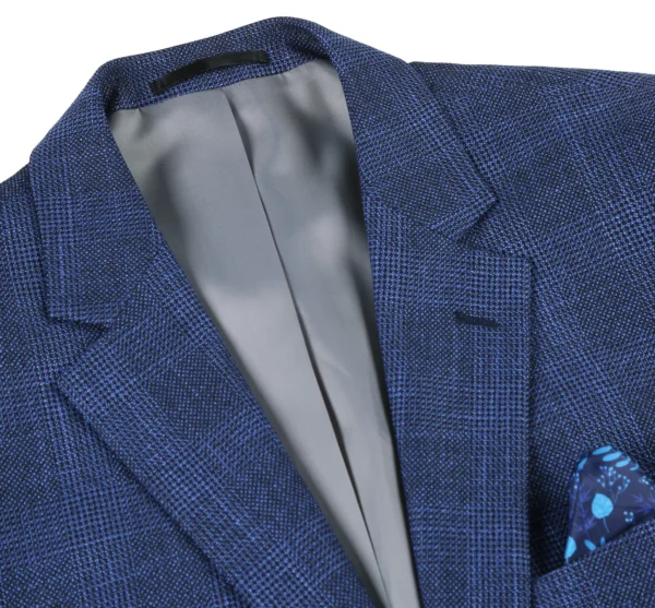 Renoir Classic Vented Blazer Blue for Men