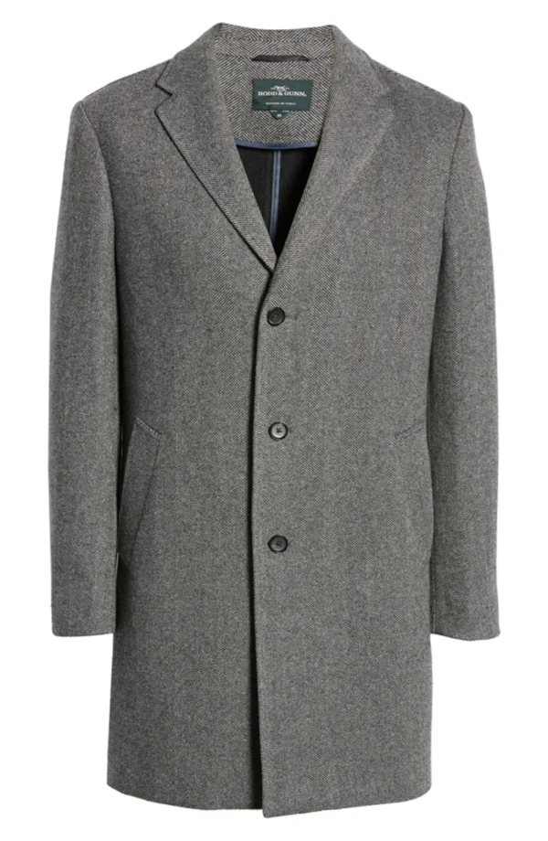 Rodd & Gunn Rocky Bay Coat Charcoal