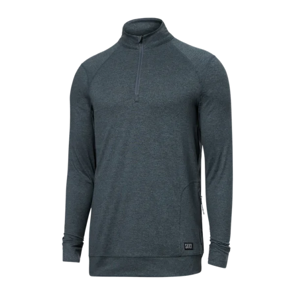 Saxx Peakdaze Half Zip Pullover Turbulance Heather