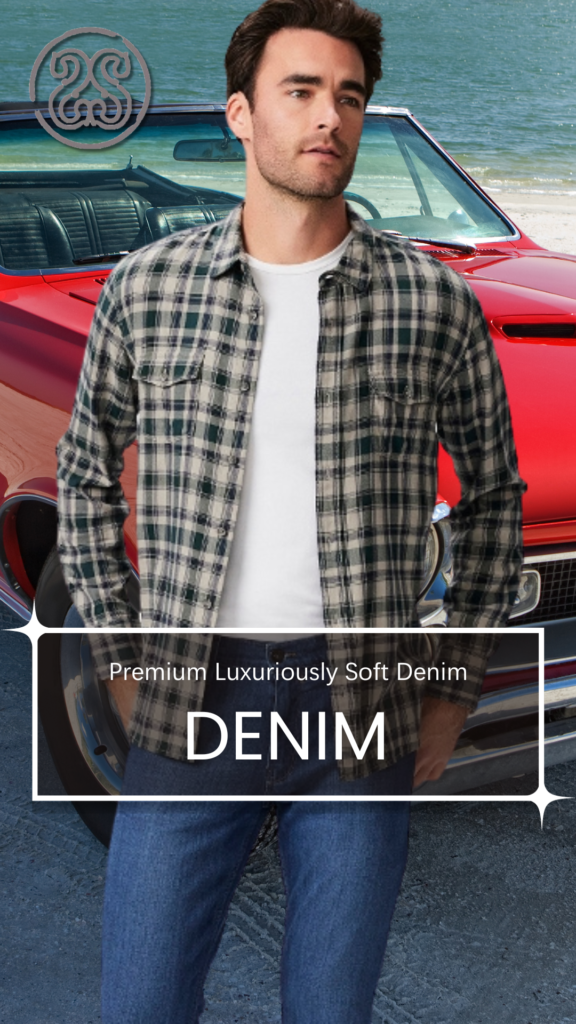 Find the best denim brand clothing for men at Signature Stag in Lubbock TX and Midland TX. Stretch comfort materials, and hand-finished, ultra soft fabrics.