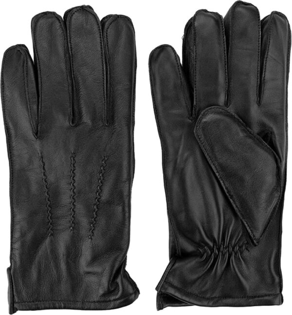 Dibi Leather Gloves Black at Signature Stag Men Clothing