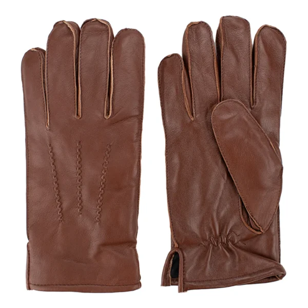 Dibi Leather Gloves Brown at Signature Stag Men Clothing Store