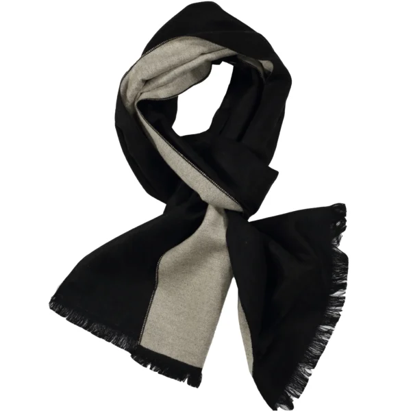 Dibi Scarf Black & Ivory at Signature Stag Clothing Stores for Men in Midland and Lubbock TX