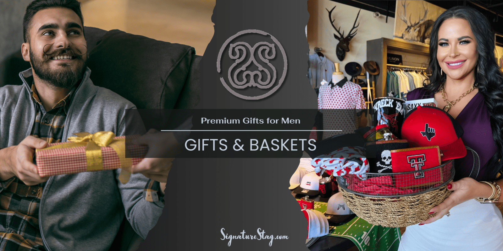 Find Premium Gifts for Men in Lubbock and Midland Texas Clothing Stores. Best Men Gift Baskets and Gift Wrapping for you Husband, Father or Friend.