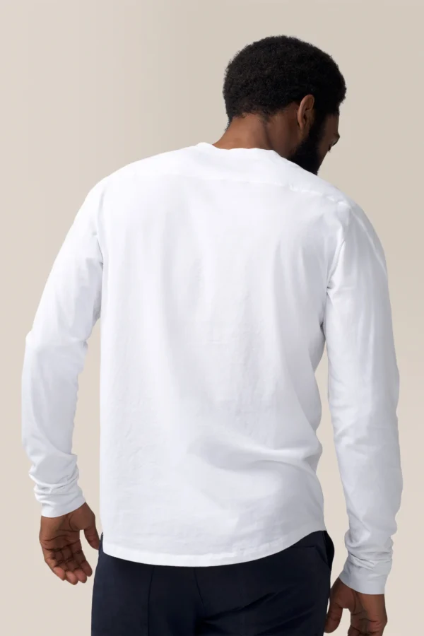 GoodMan Long Sleeve Victory V-Notch Tee White in Midland TX