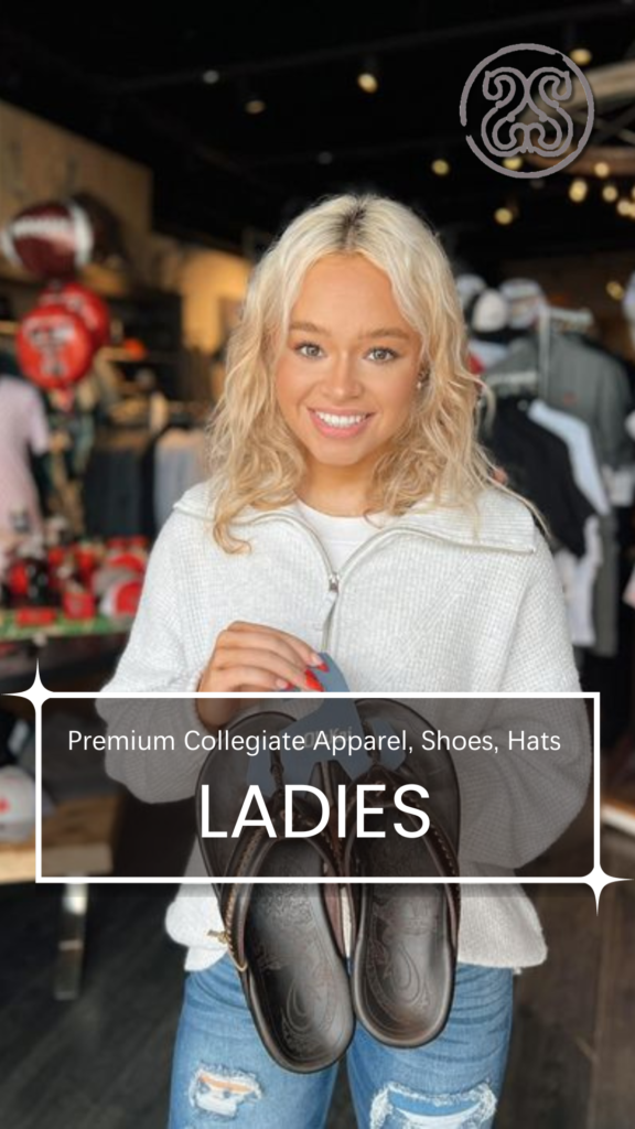 Find Ladies Apparel and Collegiate Shirts, Hats, Shoes in Lubbock TX and Midland TX. Signature Stag Premium Clothing for women.