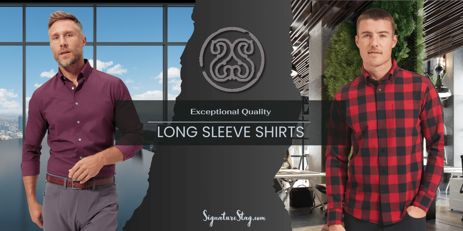 Find Long Sleeve Shirts for Men in Lubbock TX and Midland TX. Shirts for men featuring performance fabric that stays dry and wrinkle-free all-day long. Look great, feel better.
