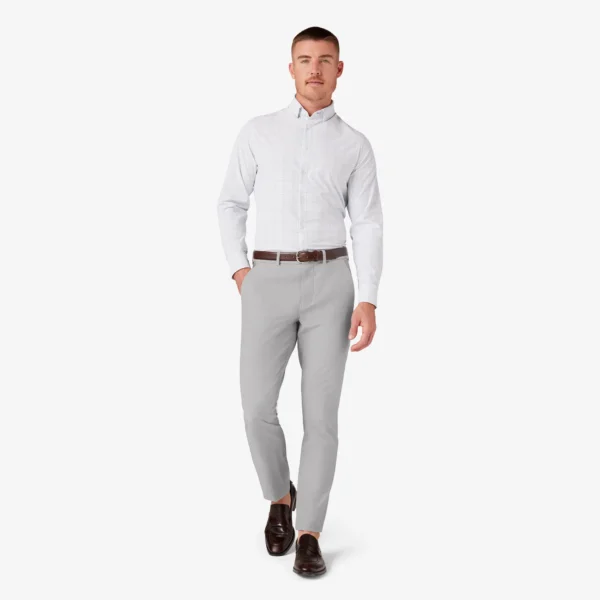 Mizzen + Main Helmsman Chino Pant Silver Filigree Heather in Lubbock Texas