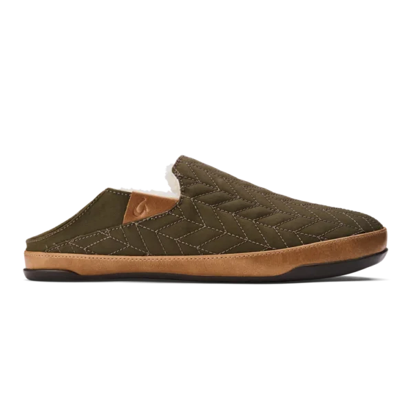 OluKai Hanohano Men’s Waxed Canvas Slippers Shoes