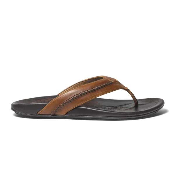 OluKai Mea Ola Men’s Leather Sandals