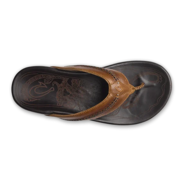 OluKai Mea Ola Men’s Leather Sandals in Midland Texas