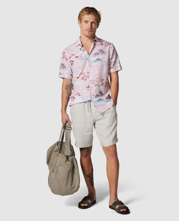 Rodd & Gunn Linen 9in Resort Shorts Oatmeal in Lubbock Clothing