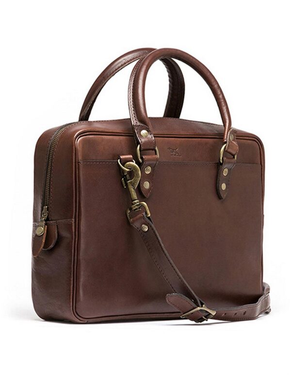 Rodd & Gunn Roxburgh Briefcase Mud for Travel