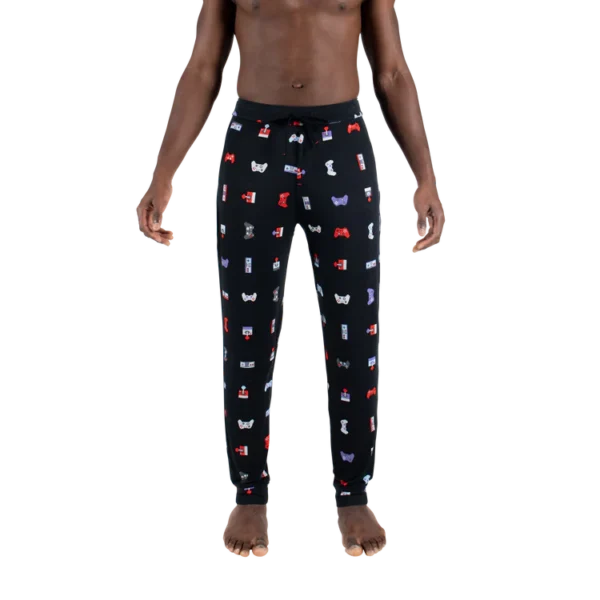 Saxx Snooze Pant for Men Gamer Black at Signature Stag