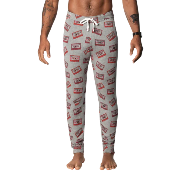 Saxx Snooze Pant for Men Grey Lust For Life at Signature Stag