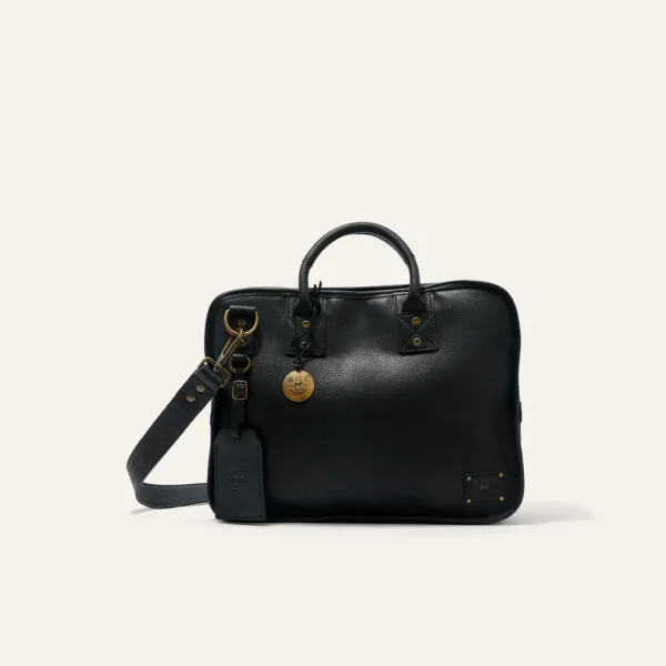 Will Leather Hank Satchel Black in Lubbock Bags