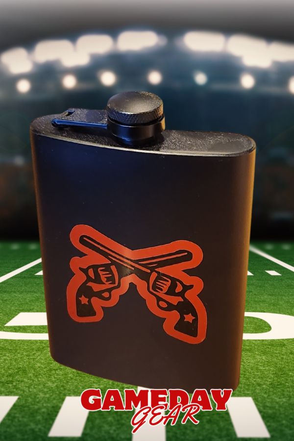 Gameday Hip Flask for Whisky at Signature Stag Menswear.