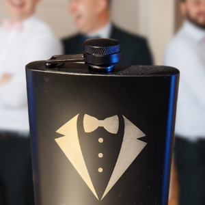 Wedding Party Best Man Hip Flask at Signature Stag