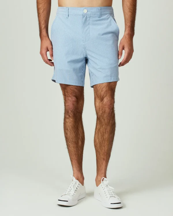 7Diamonds La Jolla Shorts Light Blue Signature Stag Men