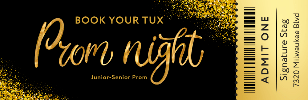 Book Your Formal Tuxedo for Prom Night at Signature Stag in Lubbock and Midland Texas