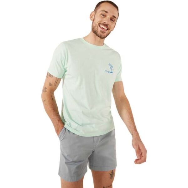 Chubbies The Float Your Boat Light Pastel Mint T-Shirt for Men