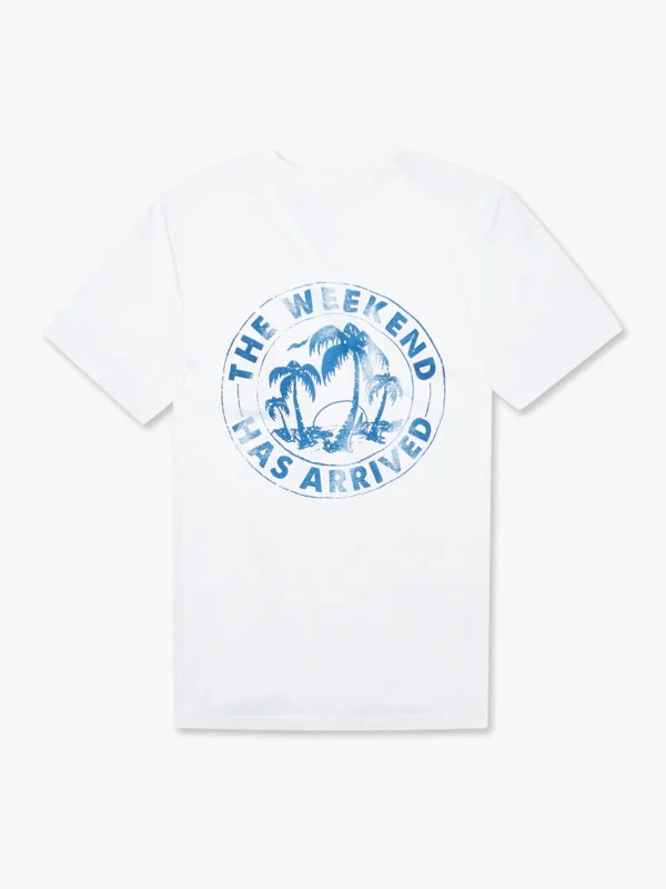 Chubbies The Relaxer Off-White T-Shirt at Signature Stag Clothing