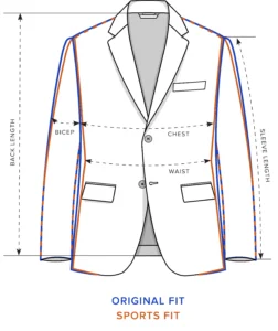 Fit Guide for Jacket
in Lubbock Men Fashion Stores. 