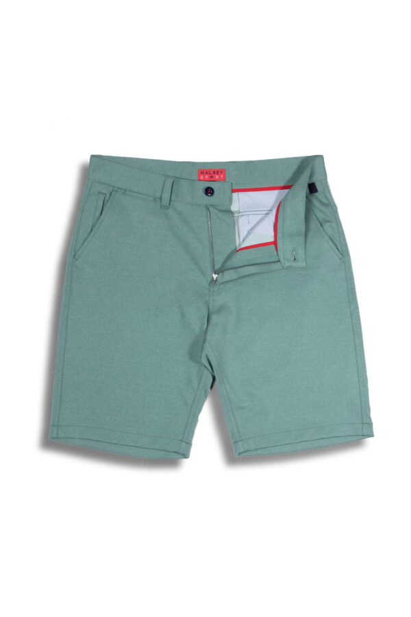 Halsey Breakwater Melange Knit Shorts Heather Jade