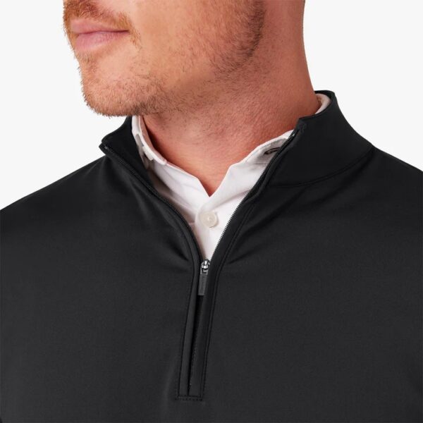 Mizzen+Main Keeton Quarter Zip Black Pullover for Men in Lubbock