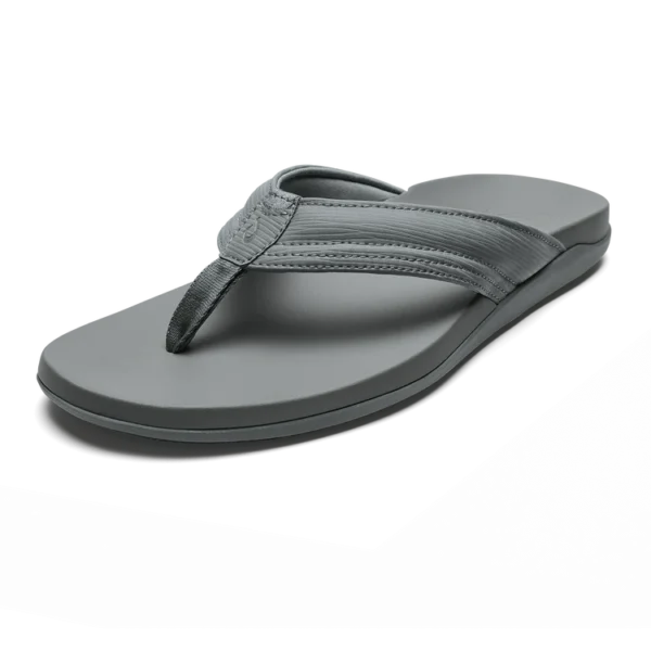 OluKai Maha Sandal Cooler Grey Men’s Recovery Sandals