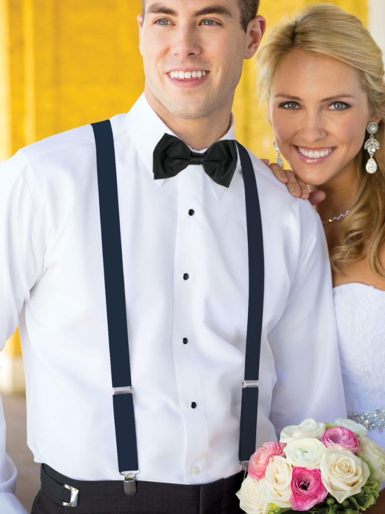 Suspenders for Tuxedo and Suit Rental in Lubbock and Midland Texas
