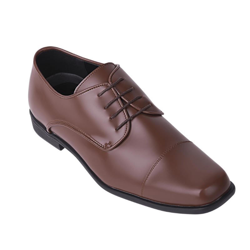 Cognac Oxford Shoe with Tuxedo and Suit Rental in Lubbock and Midland Texas Clothing Stores