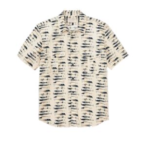Filson Short Sleeve Washed Feather Cloth Shirt Natural Lures