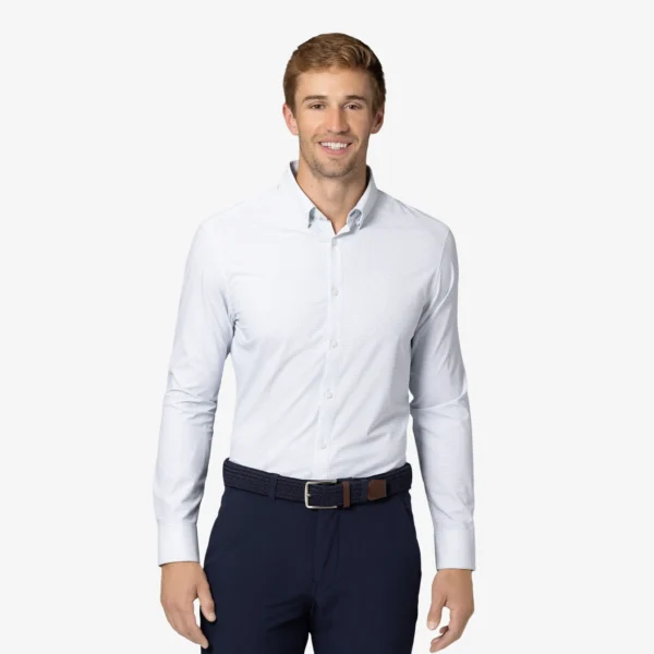 Mizzen + Main Long Sleeve Monaco Skyway Circle Print