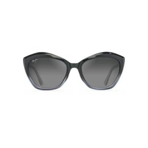 Maui Jim Black Fade Lotus Sunglasses Neutral Grey Lens Sunglasses