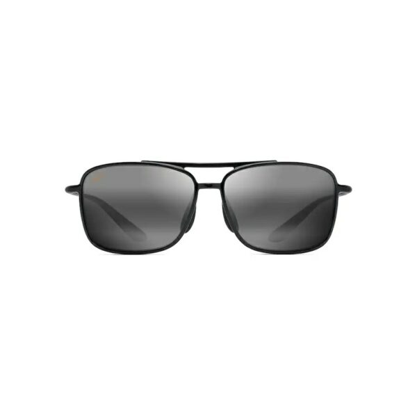 Maui Jim Black Gloss Kaupo Gap Neutral Grey Lens at Signature Stag