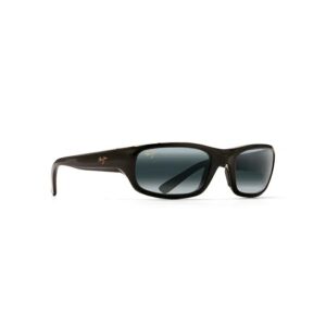 Maui Jim Gloss Black Stingray Sunglasses Neutral Grey Lens