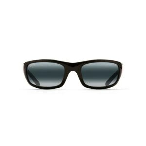 Maui Jim Gloss Black Stingray Sunglasses Neutral Grey Lens Eyewear
