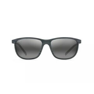 Maui Jim Grey Stripe Lele Kawa Sunglasses Neutral Grey Lens Eyewear