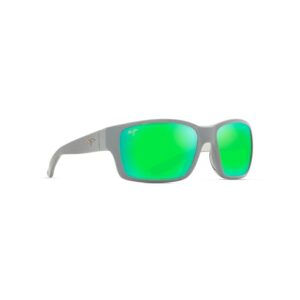 Maui Jim Matte Dk Grey Mangroves Sunglasses MauiGreen Lens