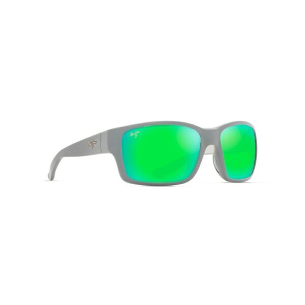 Maui Jim Matte Dk Grey Mangroves Sunglasses MauiGreen Lens