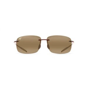 Maui Jim Rootbeer Breakwall Sunglasses Bronze Lens Signature Stag