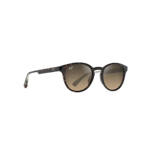 Maui Jim Shiny Dk Havana HieHie Sunglasses Bronze Lens